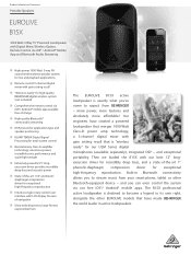 Behringer B15X Product Information Document
