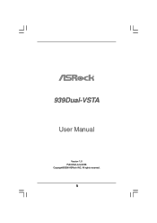 ASRock 939Dual-VSTA User Manual