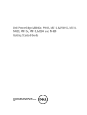 Dell PowerEdge M820 User Manual