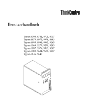 Lenovo ThinkCentre A53 (German) User guide