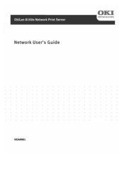 Oki C7350hdn Guide: Network User's, OkiLAN 8100e