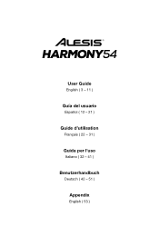 Alesis Harmony 54 User Guide