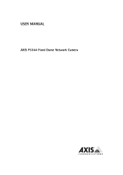 Axis Communications P3344 P3344 - User Manual