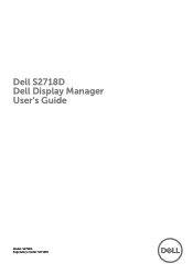Dell S2718D Display Manager Users Guide