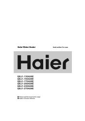 Haier QBJ1-230A58E User Manual