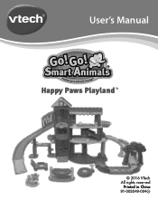 Vtech Go Go Smart Animals Happy Paws Playland User Manual