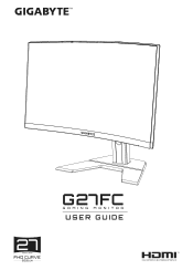 Gigabyte G27FC GIGABYTE User Guide