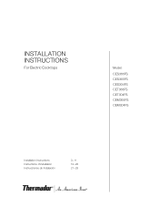 Thermador CEM304FS Installation Instructions