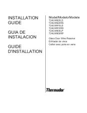 Thermador T24UW900RP Installation instructions