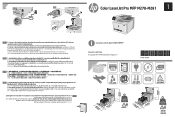 HP Color LaserJet Pro M280-M281 Setup Poster