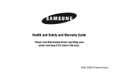 Samsung SM-G900A Legal At&t Wireless Sm-g900a Galaxy S 5 Kit Kat English Health And Safety Guide Ver.kk_f2 (English(north America))