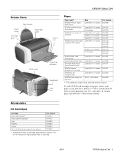 Epson C84WN Product Information Guide