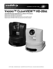 Vaddio ClearVIEW HD-20SE User Guide