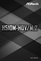 ASRock H510M-HDV/M.2 User Manual