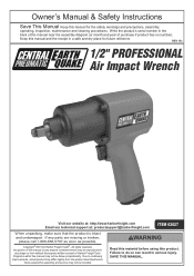 Harbor Freight Tools 62627 User Manual
