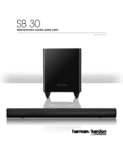 Harman Kardon SB 30 Owners Manual