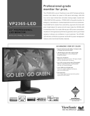 ViewSonic VP2365-LED VP2365-LED Datasheet Hi Res (English, US)