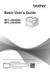 Brother International MFC-J5930DW Basic Users Guide