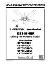 Emerson CF755 Owner Manual