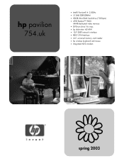 HP Pavilion 700 HP Pavilion Desktop PC - (English) 754.uk Product Datasheet and Product Specifications