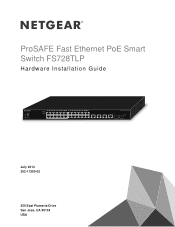 Netgear FS728TLP Hardware Installation Guide