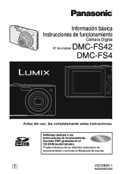 Panasonic DMCFS44 Digital Still Camera - Spanish
