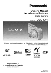 Panasonic DMC-LF1W DMC-LF1W Advanced Features Manuals (English)