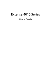 Acer Extensa 4010 User Manual