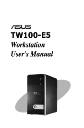Asus TW100-E5 User Manual