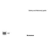 Lenovo Erazer X510 Safety and Warranty guide