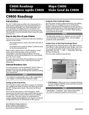 Oki C9800hdn C9800 Roadmap / R觩rence rapida C9800 / Mapa C9800 / Vis⭠Geral da C9800