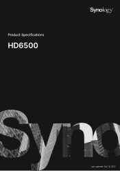 Synology HD6500 Product Specifications