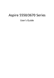 Acer Aspire 5550 User Manual