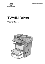 Konica Minolta bizhub 160 bizhub 160 TWAIN Driver User Guide