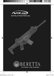 Beretta ARX100 556 x Instruction Manual
