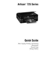 Epson Artisan 725 Arctic Edition Quick Guide