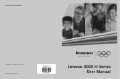 Lenovo H105 User manual for 3000 H100 Series and H105 Series desktop systems