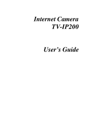 TRENDnet TV-IP200 Manual