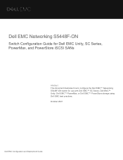 Dell PowerSwitch S5448F-ON EMC Networking S5448F-ON Storage Configuration Guide