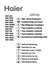 Haier SRF220 User Manual