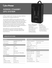 CyberPower SX550G Datasheet