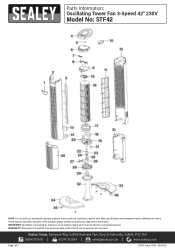 Sealey STF42 Parts Diagram