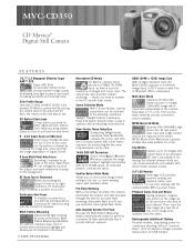 Sony MVC-CD350 Marketing Specifications