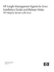 HP BL860c HP Insight Management Agents for Linux - Installation Guide and Release Notes - HP Integrity Servers with Linux (March 2010)
