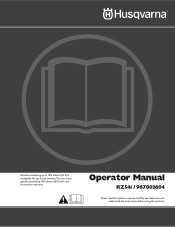 Husqvarna RZ54i Owners Manual