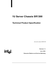 Intel SR1300 Product Specification
