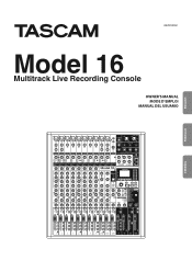 TASCAM Model 16 Owners Manual