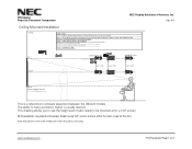 NEC NP-P350W NP115 : Whitepaper Projector Placement Comparison