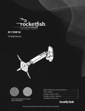 Rocketfish RF-TVMP20 User Manual (English)
