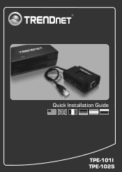 TRENDnet TPE-101I Quick Installation Guide